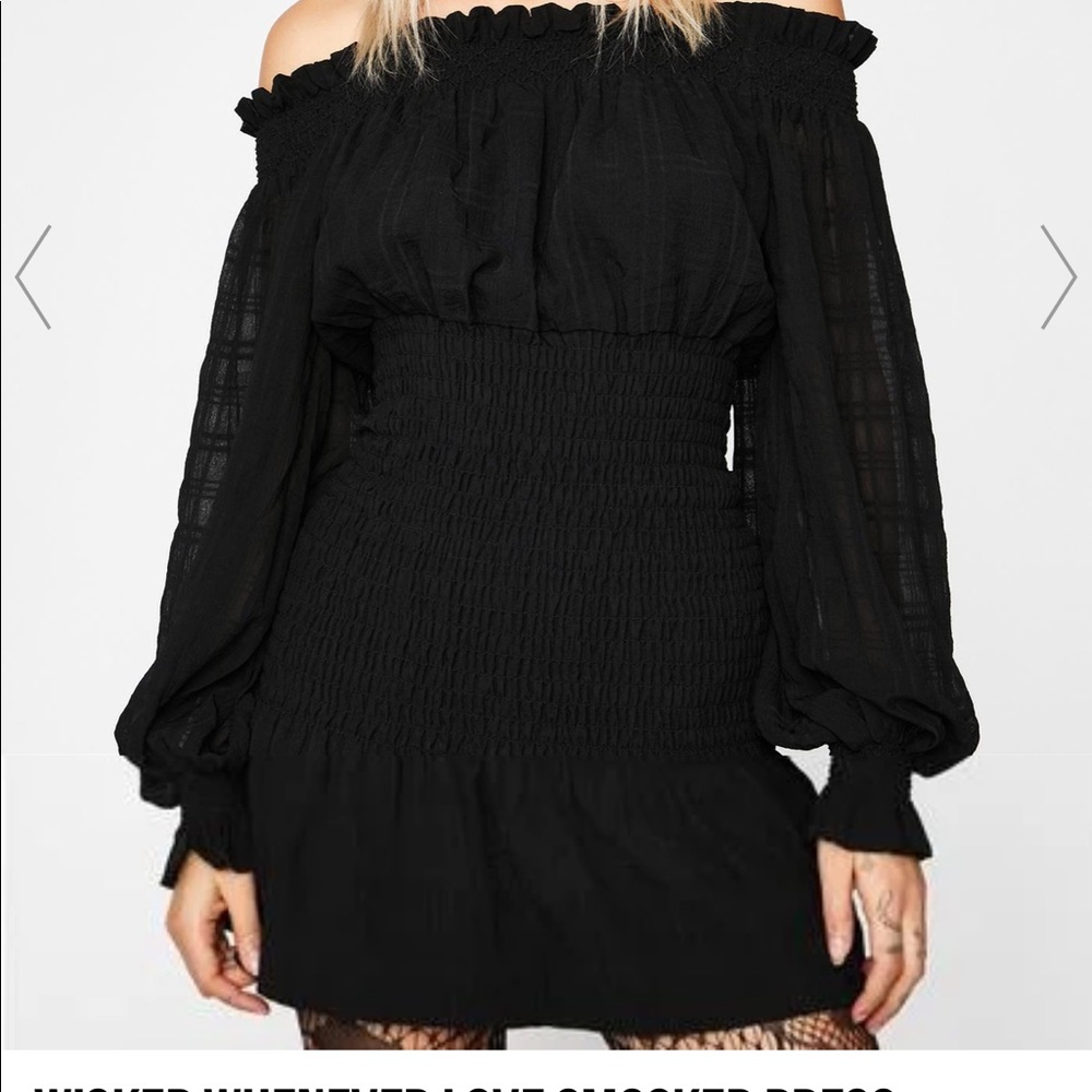 WICKED WHENEVER LOVE SMOCKED DRESS